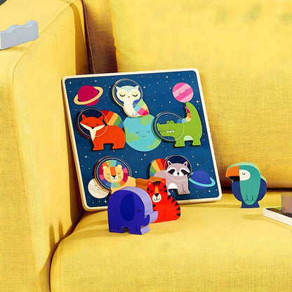 Introducing Andy Westface Space Sensory Puzzle with SKU 26740125 recommended for ages 2+