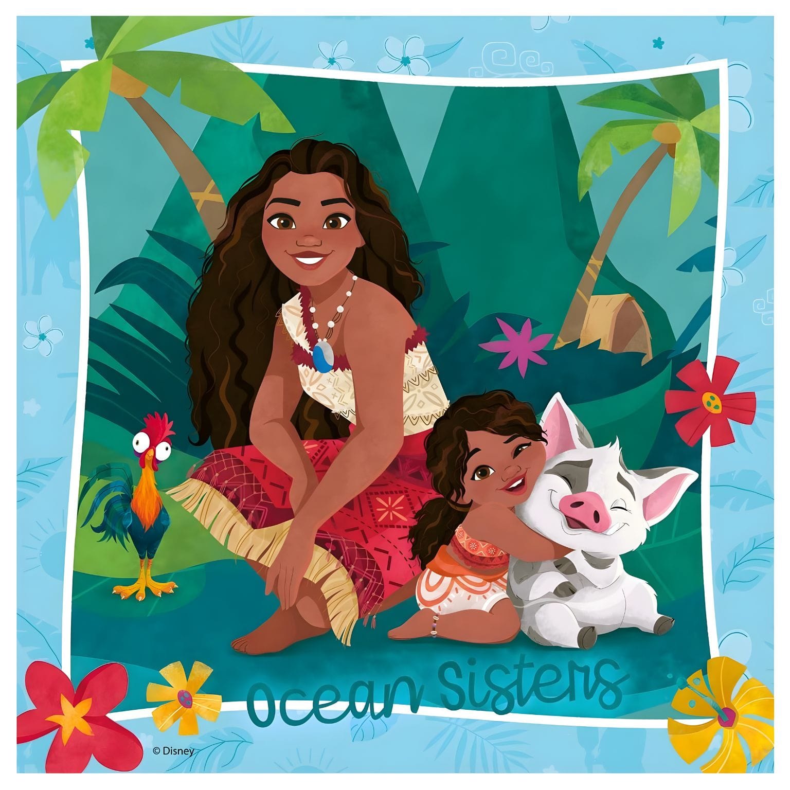 Apresentamos Puzzle Vaiana 3 x 49 pçs com o SKU 770410225 recomendado para + 5 anos