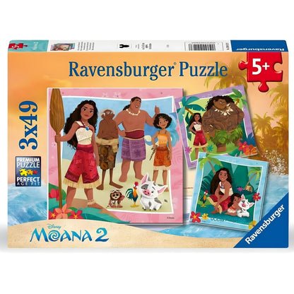 Introducing Moana Puzzle 3 x 49 pieces with SKU 770410225 recommended for ages 5+