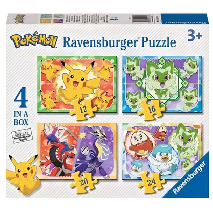Introducing Pokémon Puzzles 12-16-20-24 with SKU 770402625 recommended for ages 3+