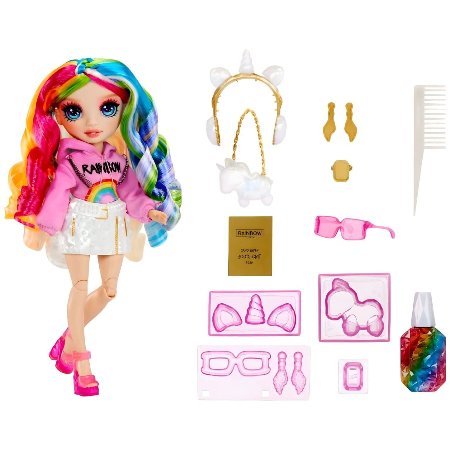 Apresentamos Rainbow High Crystal Amaya Raine com o SKU 772141125 recomendado para + 8 anos