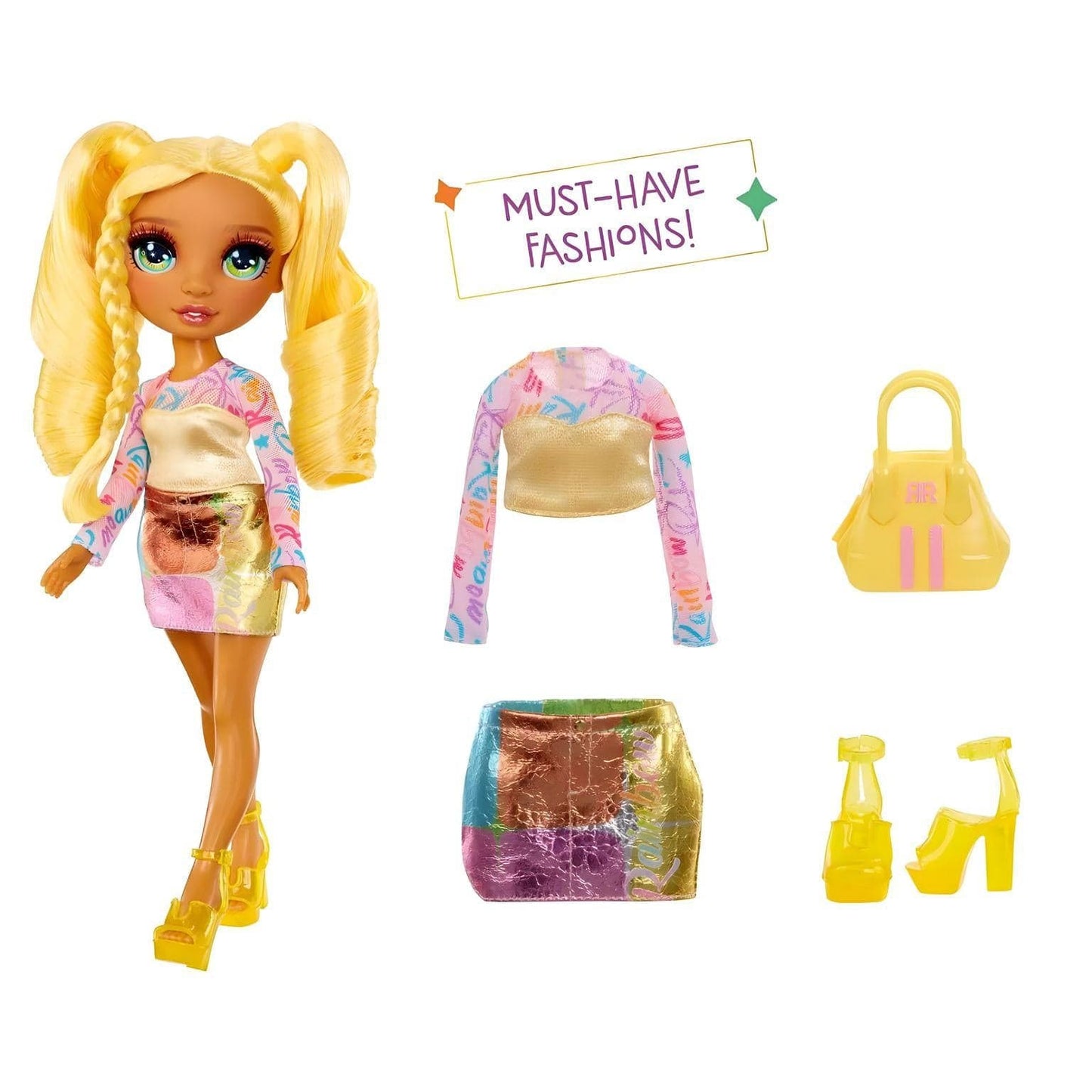 Apresentamos Rainbow High My Fashion Style -Sunny com o SKU 774757025 recomendado para + 4 anos