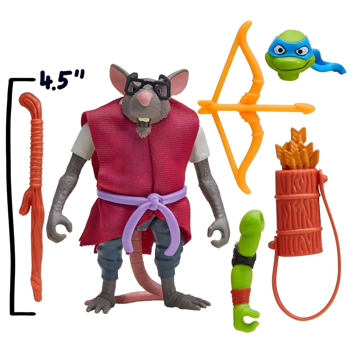 Apresentamos Tartaruga Ninja Mix n Match - Splinter com o SKU 234017625 recomendado para + 4 anos