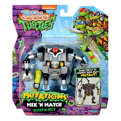 Introducing Teenage Mutant Ninja Turtles Mix n Match - Bishop in Mech with SKU 234017825, recommended for ages 4+