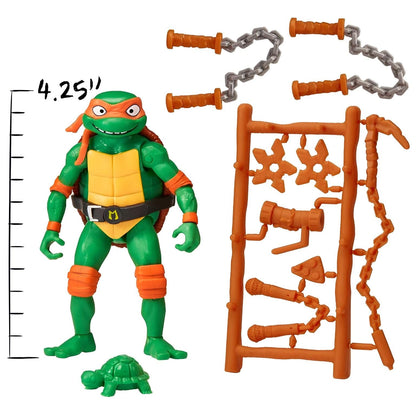 Introducing Teenage Mutant Ninja Turtles Mutant Mayhem - Michelangelo with SKU 233873825 recommended for ages 4+