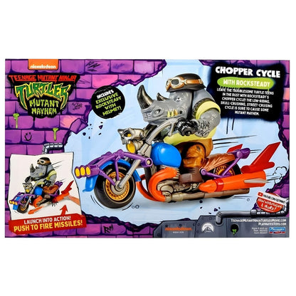 Introducing Teenage Mutant Ninja Turtles - Rocksteady with Chopper Cycle with SKU 233955925 recommended for ages 4+