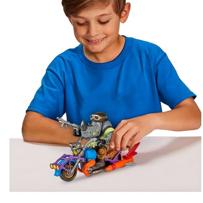 Introducing Teenage Mutant Ninja Turtles - Rocksteady with Chopper Cycle with SKU 233955925 recommended for ages 4+