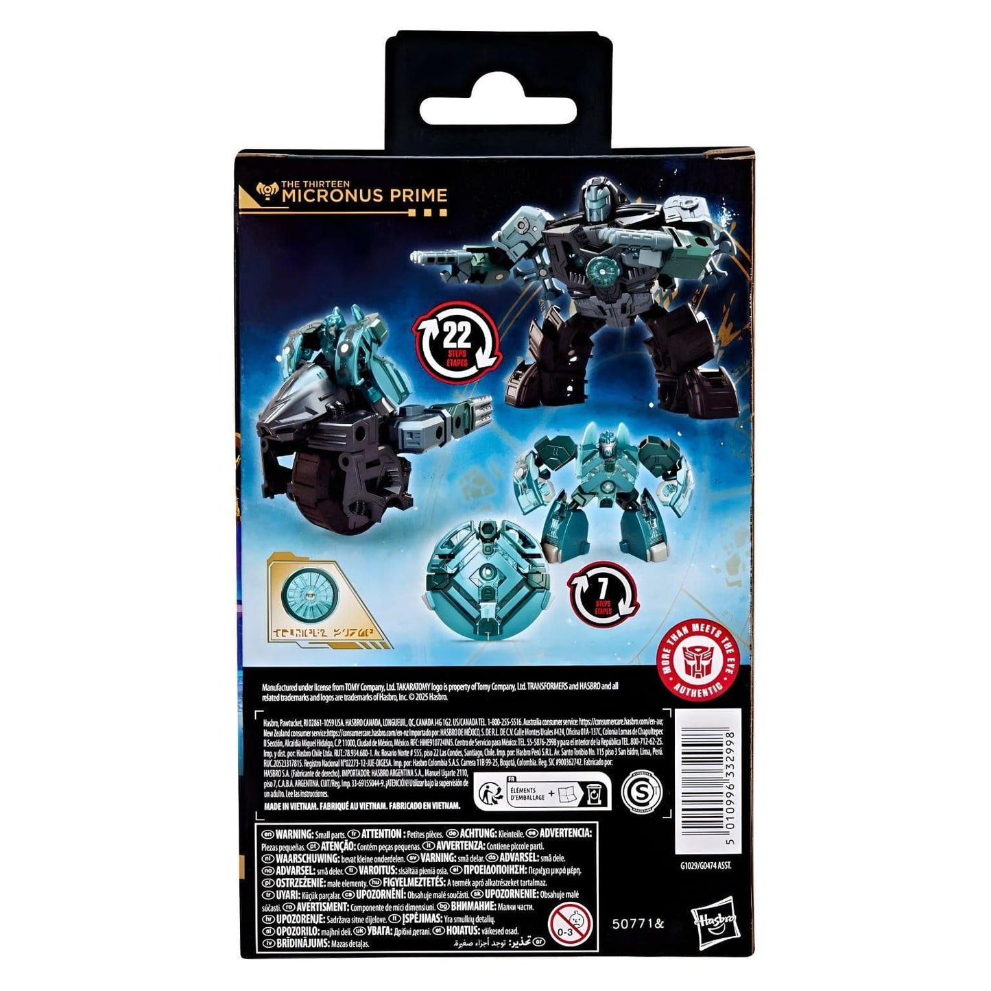 Apresentamos Transformers Age of the Prime - Micronus Prime com o SKU 861029525 recomendado para + 8 anos