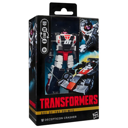 Introducing Transformers Age of The Primes - Decepticon Crasher with SKU 861027525 recommended for ages 8+