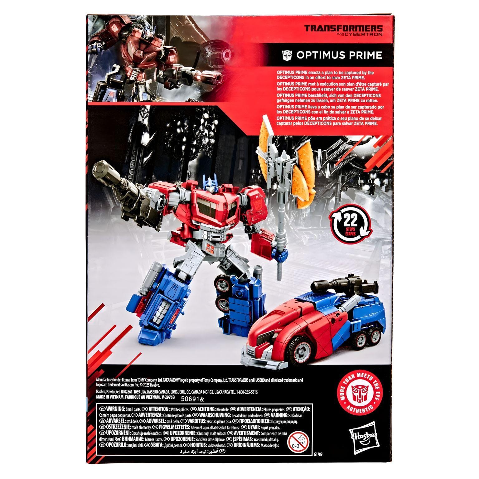 Apresentamos Transformers Studio Series - Optimus Prime com o SKU 861789525 recomendado para + 8 anos