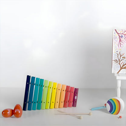 Introducing Metal Rainbow Xylophone with SKU 26835925 recommended for ages 3+