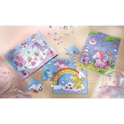 HABA unicorn children's puzzles with enchanted illustrations