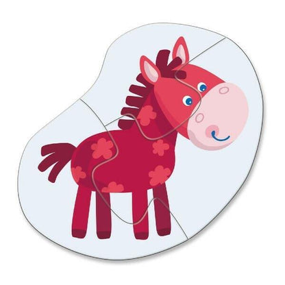 We present 4 Little Hand Animal Puzzles with SKU 810618322 recommended for + 2 years