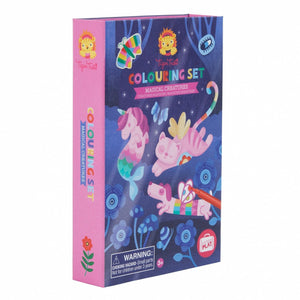 Conjunto Colorir Criaturas Mágicas - Brincatoys