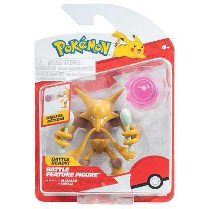Introducing Pokémon Battle Figure - Alakazam with SKU 23303624 recommended for ages + 4 years