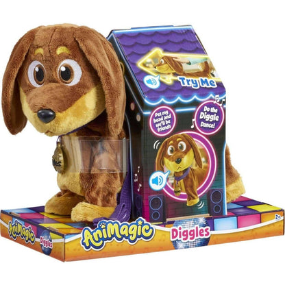 Introducing Animagic - Diggles the Interactive Dog with SKU 842320723 recommended for ages + 2 years