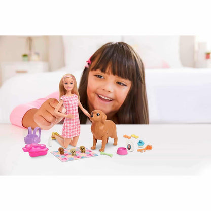 Introducing Barbie and the Newborn Puppies with SKU 770124424 recommended for ages + 3 years