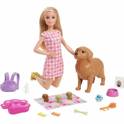 Introducing Barbie and the Newborn Puppies with SKU 770124424 recommended for ages + 3 years