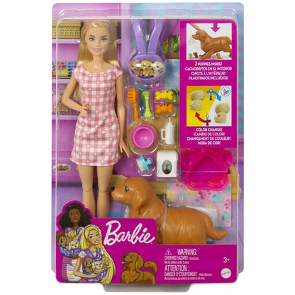Introducing Barbie and the Newborn Puppies with SKU 770124424 recommended for ages + 3 years