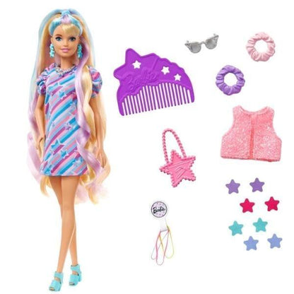 Introducing Barbie - Totally Hair extra long hair with SKU 20148323, recommended for ages 3+