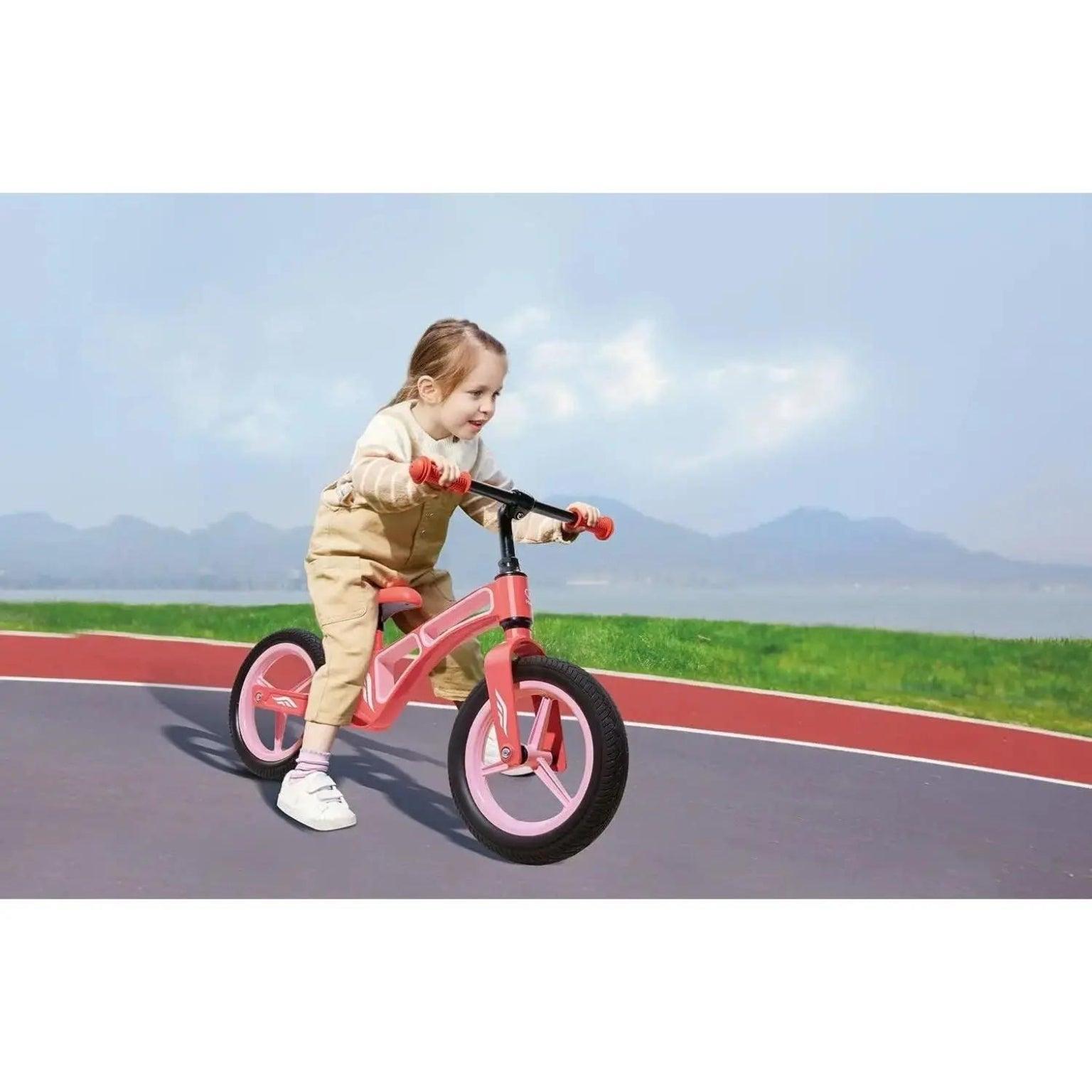 Bicicleta de Equilíbrio Rosa - Brincatoys