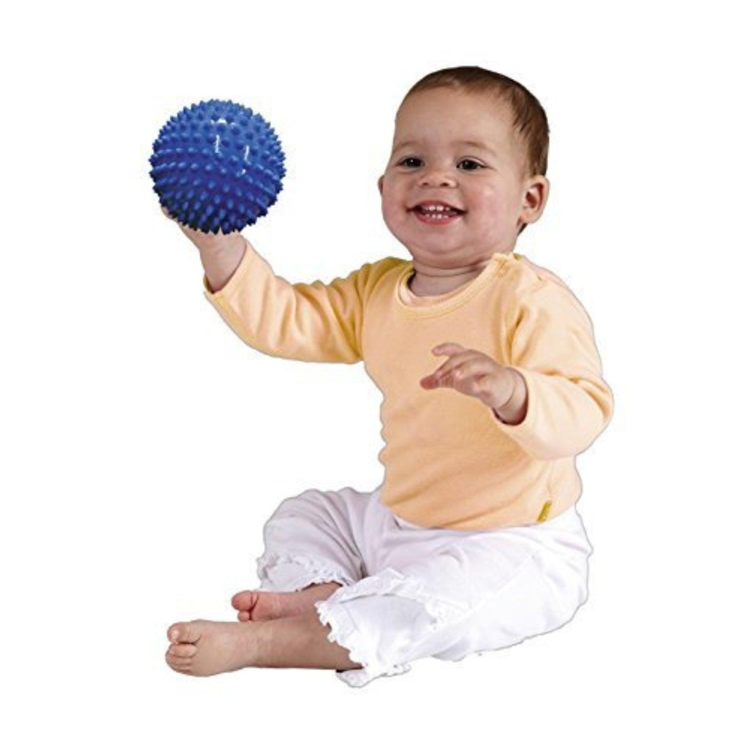 Apresentamos Bola Sensorial Azul com o SKU 588630224 recomendado para + 6 meses