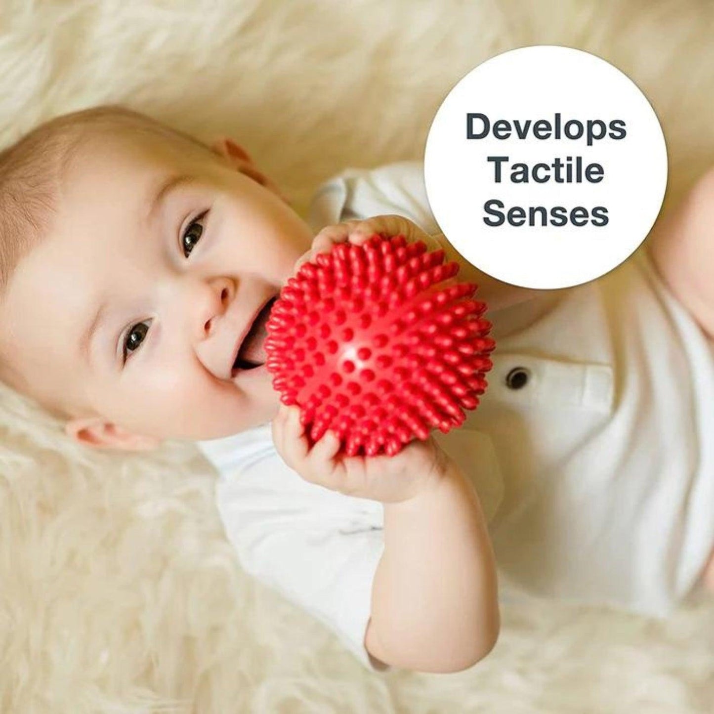 Apresentamos Conjunto Bolas Sensoriais com o SKU 580517424 recomendado para + 6 meses