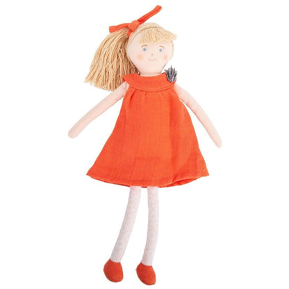 We present Cloth Doll with Orange Dress with SKU 790186722 recommended for + 0 months