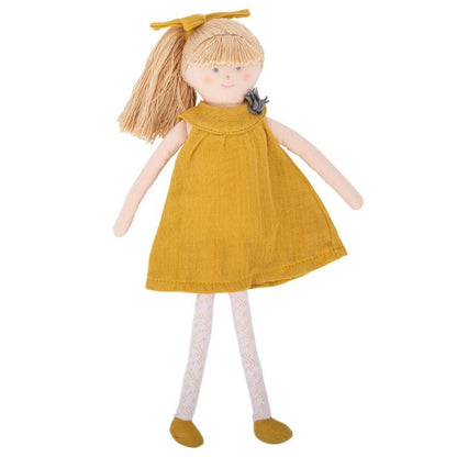 We present Cloth Doll with Mustard Dress with SKU 790186222 recommended for + 0 months