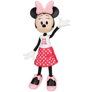 Boneca Minnie com saia vermelha - Brincatoys
