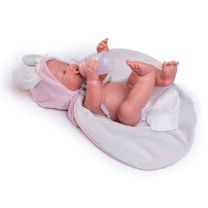 Boneca Recém-nascida Mia Pee 42 cm - Brincatoys