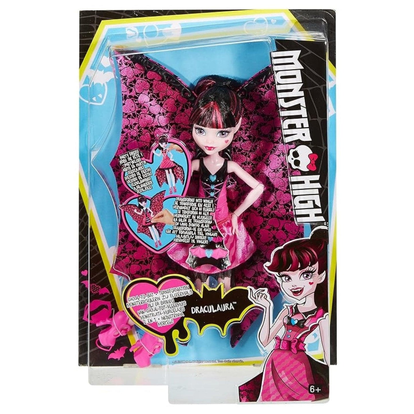 Apresentamos Monster High Draculaura Asas de Morcego com o SKU 55131321 recomendado para + 6 anos