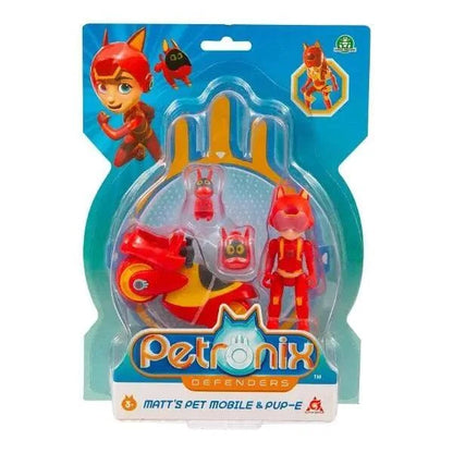 Introducing Petronix Defenders - Matt's Pet Mobile & Pup-E with SKU 644834223 recommended for ages 3+