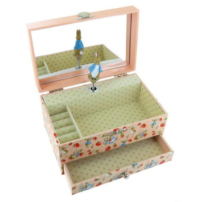 Introducing Music Box with Drawer - Peter Rabbit Strawberries with SKU 796086123 recommended for ages + 3 years