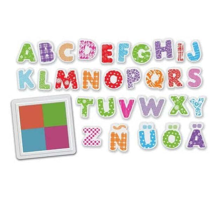 Introducing Alphabet Stamps with SKU 711087623, recommended for ages +4
