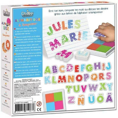 Introducing Alphabet Stamps with SKU 711087623, recommended for ages +4