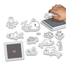 Apresentamos Carimbos - O meu pequeno oceano com o SKU 711301323 recomendado para + 3 anos