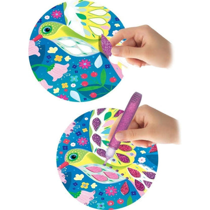 Introducing Shimmering Birds Cards with SKU 711372322, recommended for ages +5