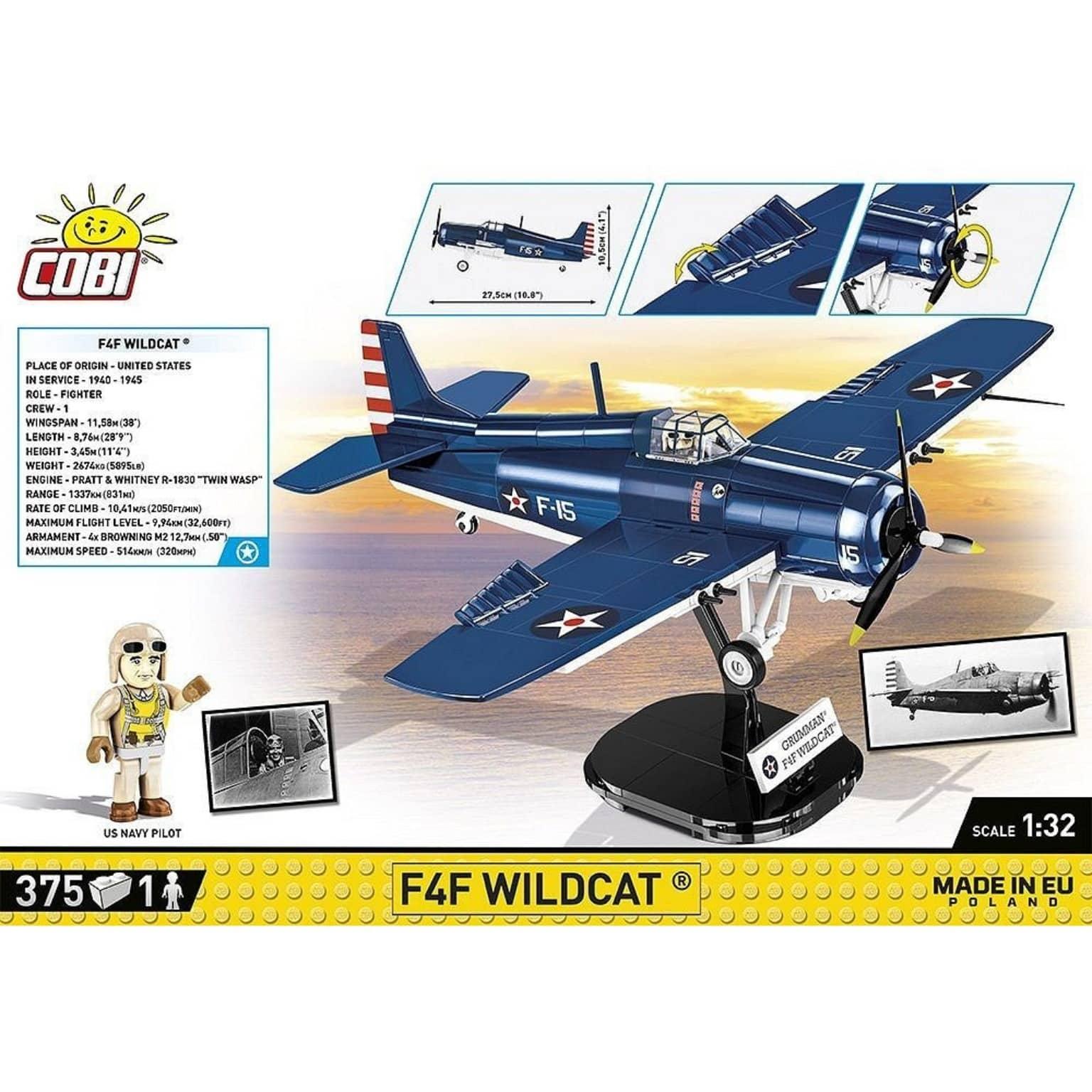Cobi F4F Wildcat - Brincatoys