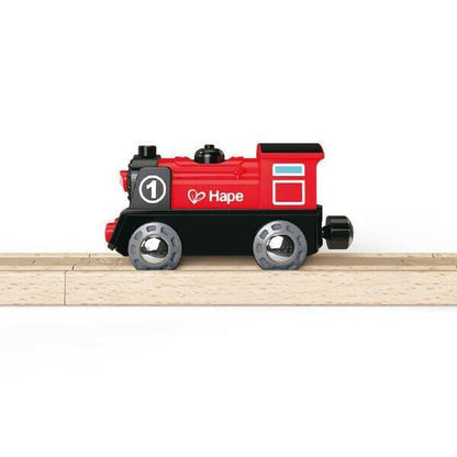 Introducing the Red Battery-Operated Train with SKU 82370323, recommended for ages 3+
