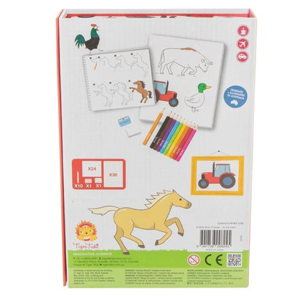 Introducing How to Draw -On the Farm- with SKU 836026021 recommended for ages 5+