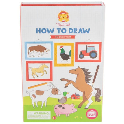 Introducing How to Draw -On the Farm- with SKU 836026021 recommended for ages 5+
