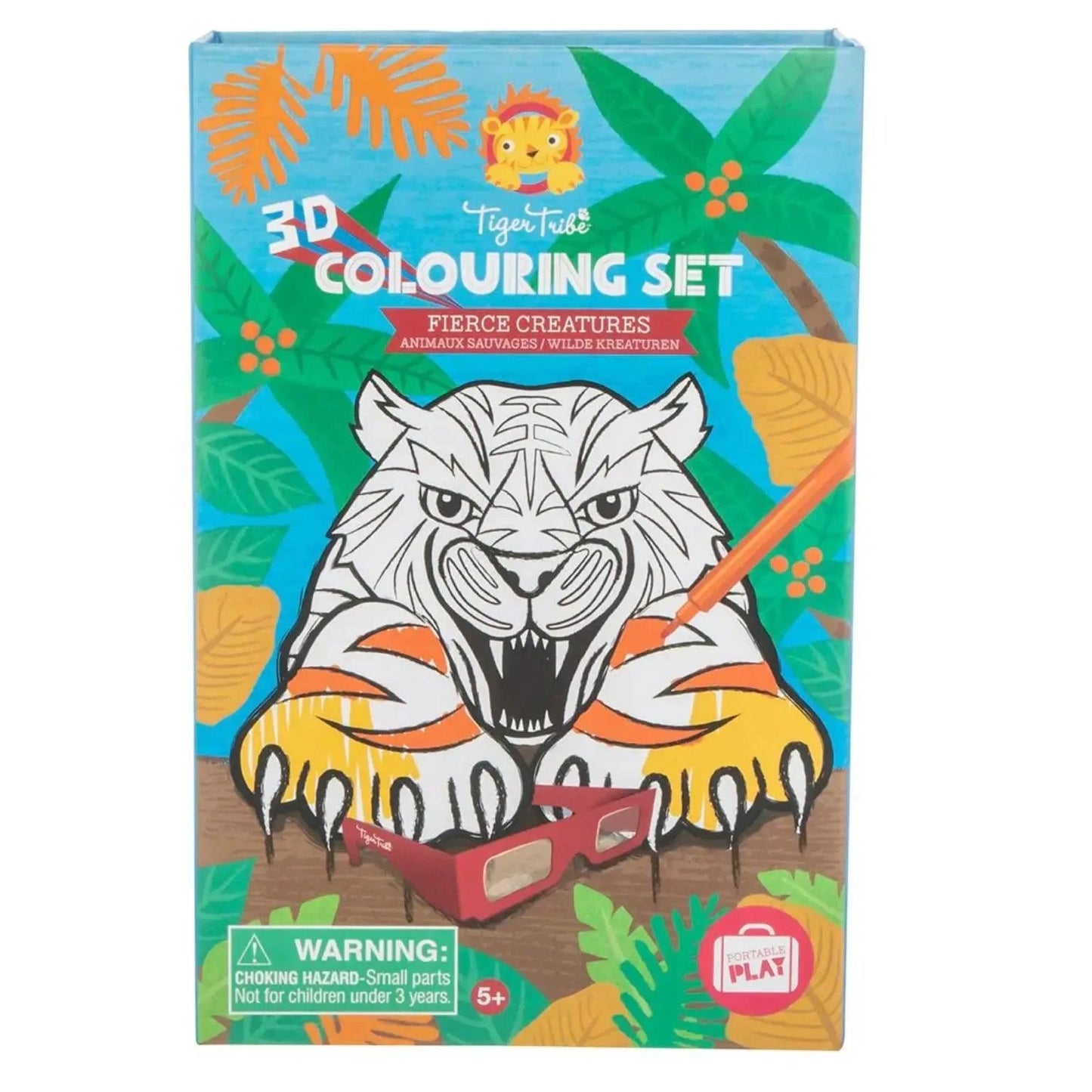 Apresentamos Conjunto colorir 3D - Criaturas Ferozes com o SKU 836026323 recomendado para + 5 anos