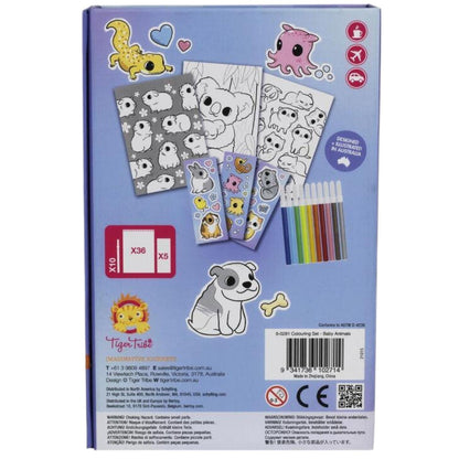 Introducing Baby Animals Coloring Set with SKU 836028122 recommended for ages 3+