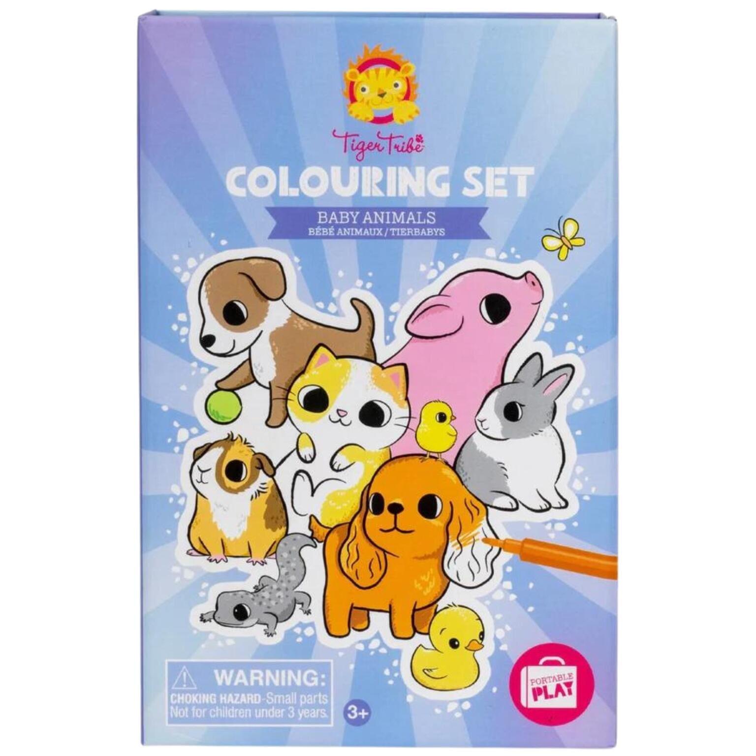 Apresentamos Conjunto Colorir Animais bebé com o SKU 836028122 recomendado para + 3 anos
