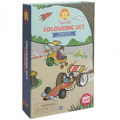 Conjunto Colorir -Meios de Transporte- - Brincatoys