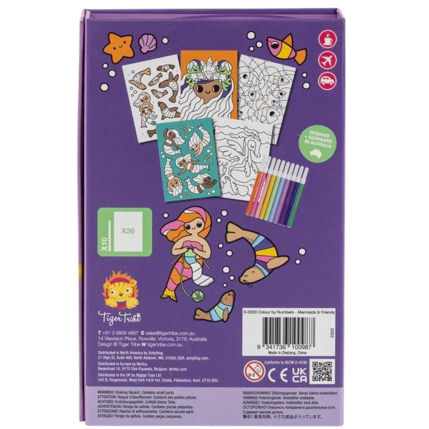 Apresentamos Conjunto Colorir - Sereias e Amigos com o SKU 836029323 recomendado para + 4 anos