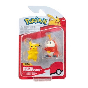 Conjunto de Batalha Pokémon - Pikachu e Fuecoco - Brincatoys