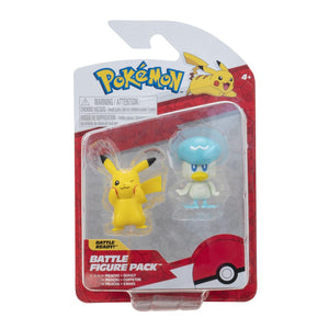 Conjunto de Batalha Pokémon - Pikachu e Quaxly - Brincatoys