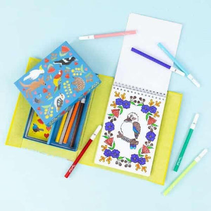 Introducing Australian Animals Coloring Set with SKU 836028222 recommended for ages 3+